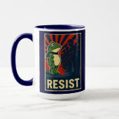 Portland Frog Protest マグカップ (左)