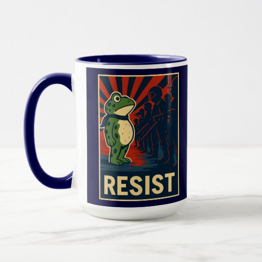 Portland Frog Protest マグカップ (左)