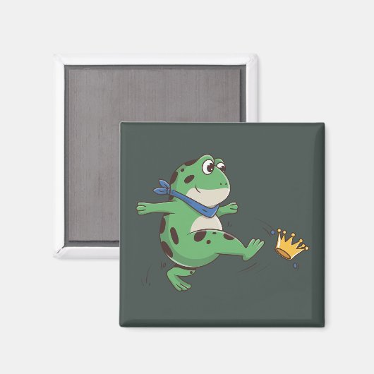 Portland Frog Protest Anti ICE  マグネット (正面/裏面)