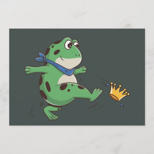 Portland Frog Protest Anti ICE  招待状 (正面)