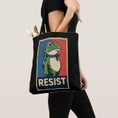 Portland Frog Protest Anti Ice Resistance I Stand  トートバッグ (クローズアップ)