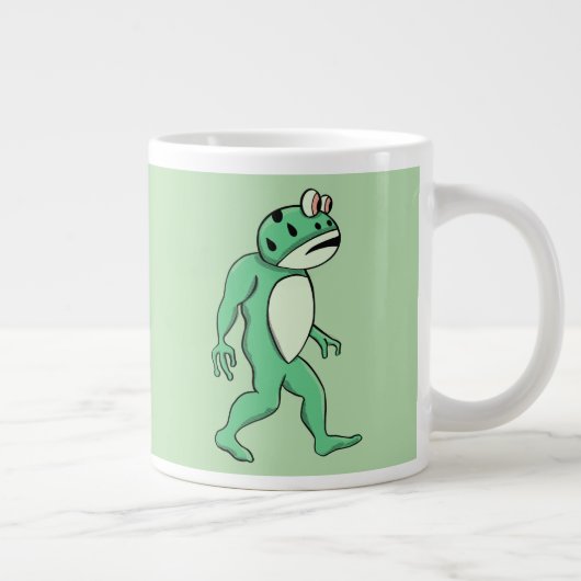 Portland frog sasquatch ジャンボコーヒーマグカップ (右)