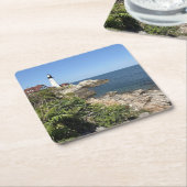 Portland Head Light Coaster スクエアペーパーコースター (アングル)