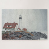 Portland Head Light in Fog 1014pc Puzzle ジグソーパズル (横)