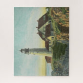 Portland Head Light Watercolor ジグソーパズル (縦)
