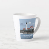 Portland Head Lighthouse カフェラテマグ (右アングル)