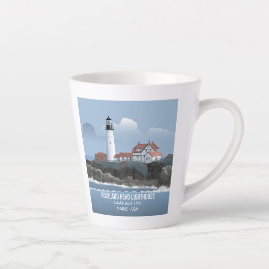 Portland Head Lighthouse カフェラテマグ (右)