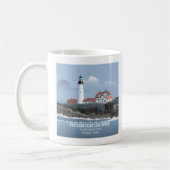 Portland Head Lighthouse コーヒーマグカップ (左)