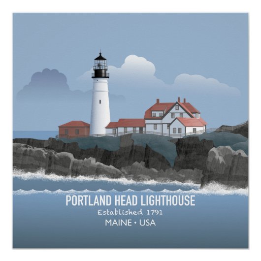 Portland Head Lighthouse ポスター (正面)
