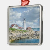 Portland, Maine lighthouse メタルオーナメント (左)