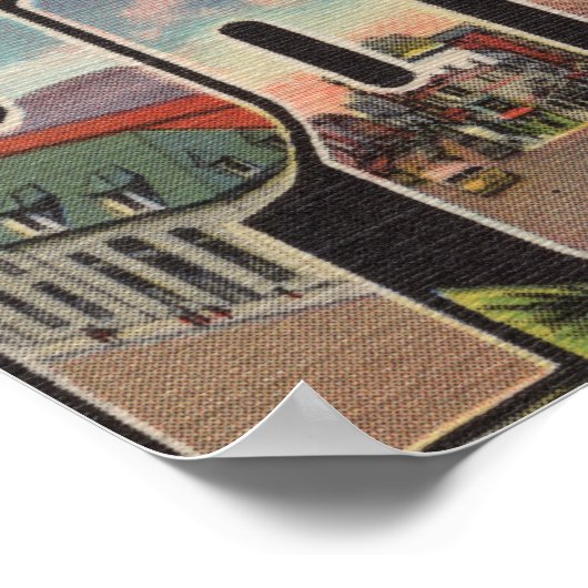 Portland, Maine (River Scene) ポスター (角)