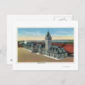 Portland, MaineExterior View of Union Station ポストカード (正面/裏面)