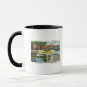 Portland, MaineGreetings From with Scenic マグカップ (左)