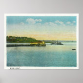 Portland, MaineView of the Bug Light house ポスター (正面)