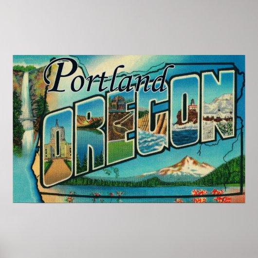 Portland, OregonLarge Letter Scenes 2 ポスター (正面)