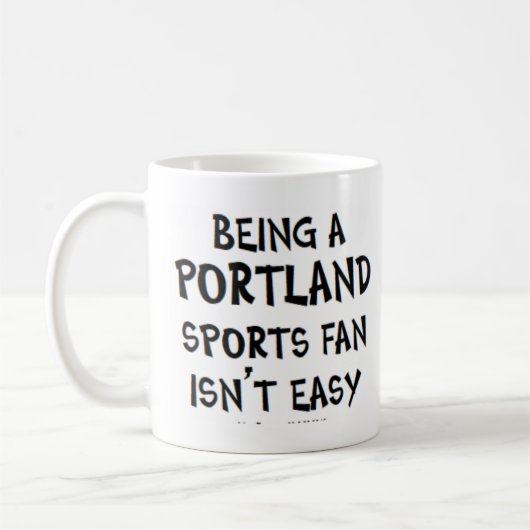 portland sports fan, being コーヒーマグカップ (左)