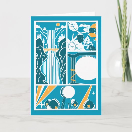 Portland Taiko Folded Card サンキューカード (正面)