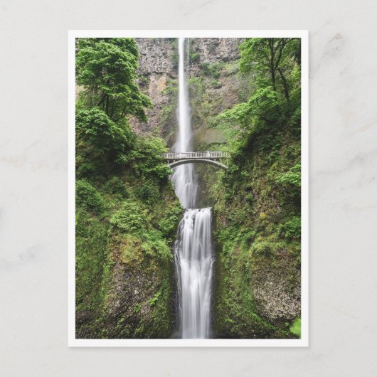 Portland Waterfall Oregon Columbia River Gorge ポストカード (正面)