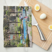 Portmeirionの中心の眺め キッチンタオル (四つ折り)