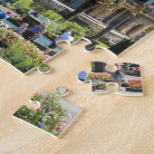 Portmeirionの中心の眺め ジグソーパズル (側面)