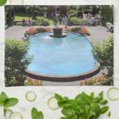 Portmeirionの噴水 キッチンタオル (折り畳み)