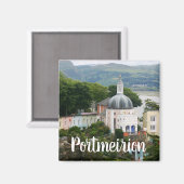 Portmeirion Souvenir Estuary Wynedd, North Wales マグネット (正面/裏面)