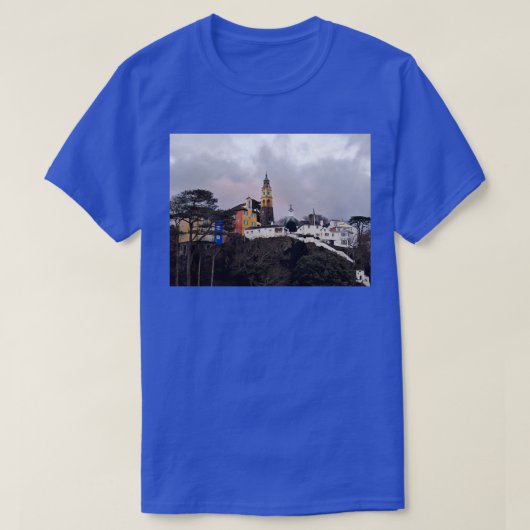 Portmeirion village  tシャツ (デザイン正面)