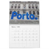 Porto 2026 calendar カレンダー (2月 2026)