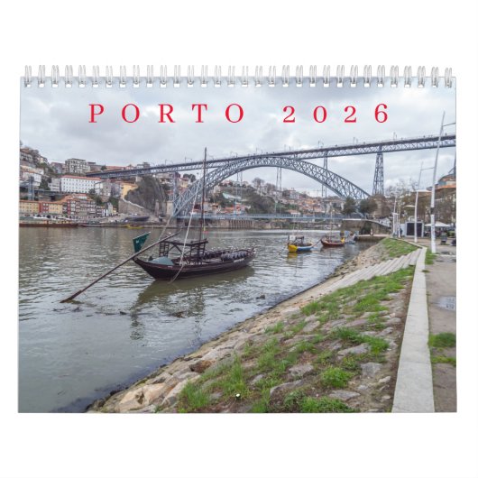 Porto 2026 calendar カレンダー (カバー)