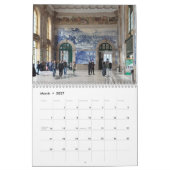 Porto 2026 calendar カレンダー (3月 2027)