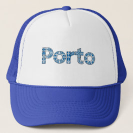 Porto Azulejo Cap – Portuguese Tile Pattern Hat |  キャップ