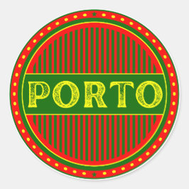 Porto City Pride Emblem – Portuguese Identity ラウンドシール