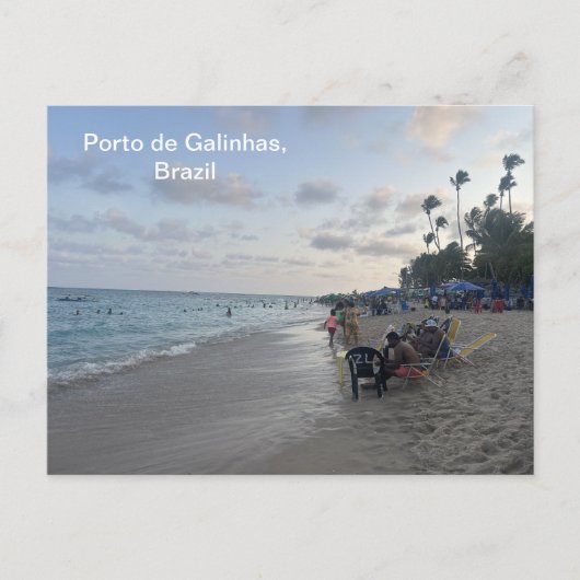 Porto de Galinhas、ブラジルのはがき ポストカード (正面)