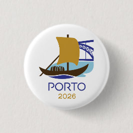 Porto Portugal 2026 International Convention Pin 缶バッジ