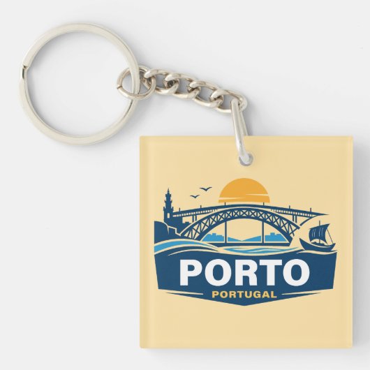 Porto Portugal Europe キーホルダー (正面)