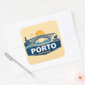 Porto Portugal Europe スクエアシール (封筒)