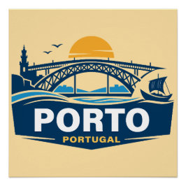 Porto Portugal Europe ポスター
