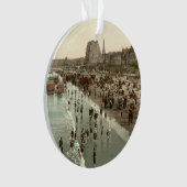 Portobelloのビーチ、エジンバラ、スコットランド オーナメント (正面)