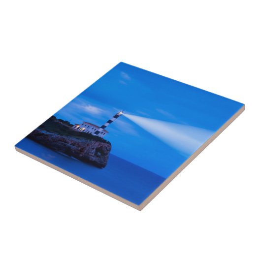 Portocolomの灯台 タイル (側面)