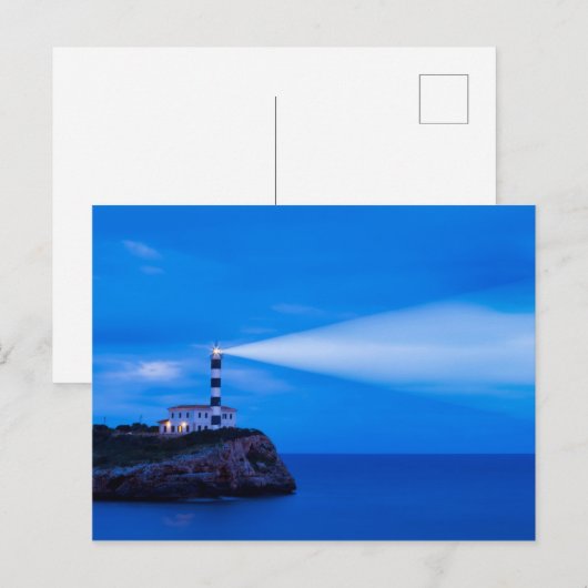 Portocolomの灯台 ポストカード (正面/裏面)