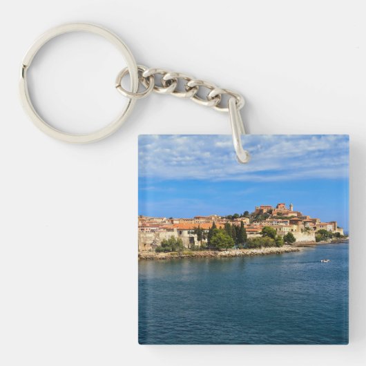 Portoferraio -エルバ島の島 キーホルダー (正面)