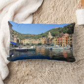 Portofinoの眺め ランバークッション (ブランケット)
