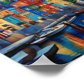 Portofinoイタリアプリント、バリューポスター紙（マット） ポスター (角)