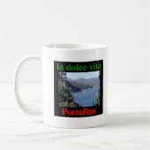Portofinoイタリア コーヒーマグカップ (左)