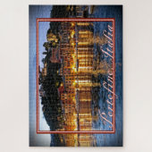 Portofino色彩の鮮やかのビュー（イタリア、夜 – 20x30） ジグソーパズル (縦)