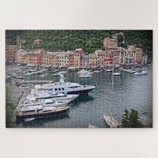 Portofino -イタリアのヨット- 20x30 - 1014年のPC ジグソーパズル (横)