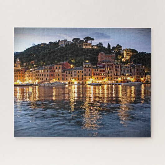 Portofino - 16x20 -の夕べの反射520 PC ジグソーパズル (横)