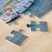 Portofino Harbor – イタリアの夏 – 20x30インチ ジグソーパズル (側面)