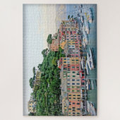 Portofino Harbor – イタリアの夏 – 20x30インチ ジグソーパズル (縦)