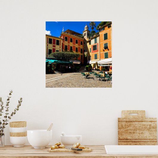 Portofino, Italia ポスター (キッチン)